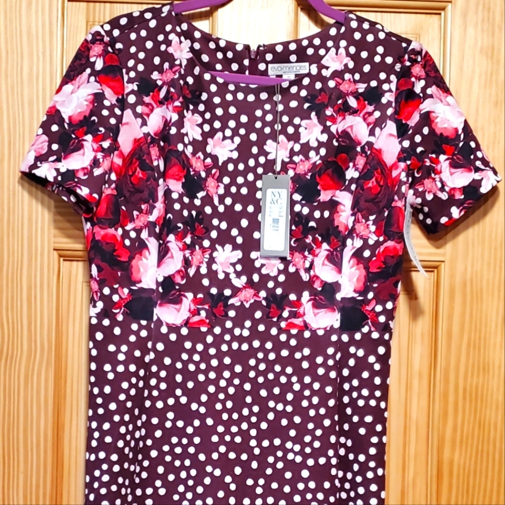 Eva Mendes Floral Dress Medium New